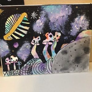 Trippy space painting 🌌🌠🎉